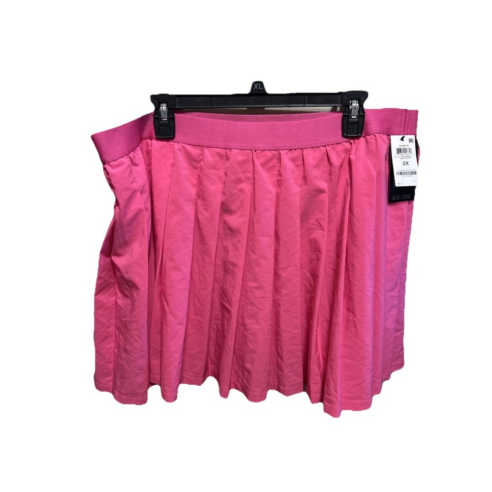 Pink Skort Ideology Women's 2X Plus Size Pleated 38 Waist Stretch Golf